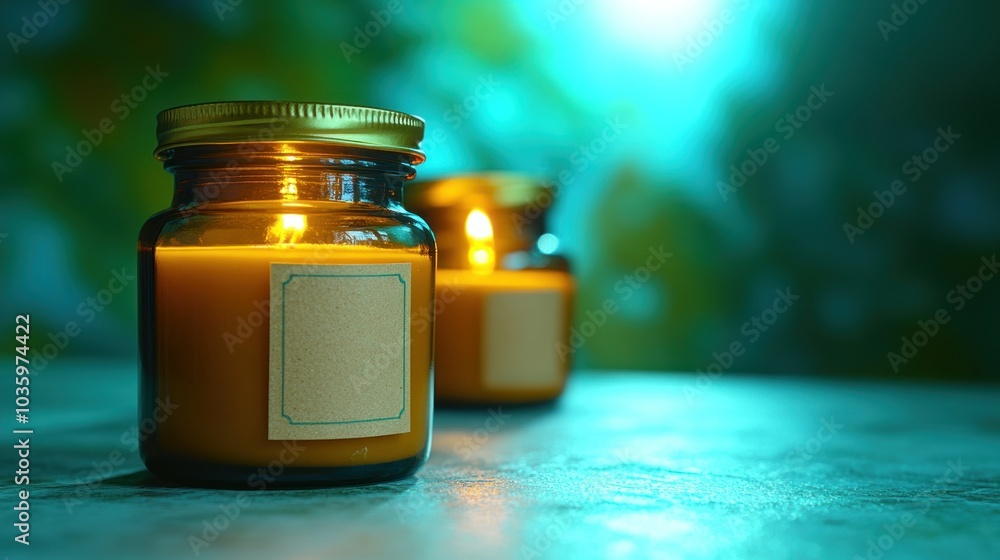 Two candles illuminate a tranquil space, creating a calming atmosphere for mindfulness Two candles illuminate a tranquil space, creating a calming atmosphere for mindfulness