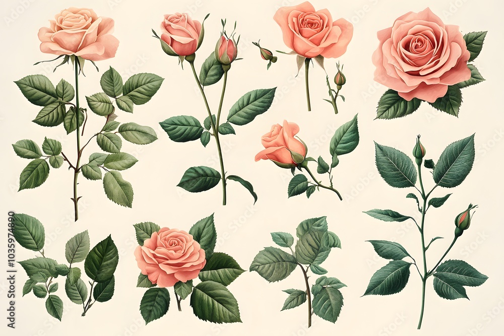 Floral vector collection Floral vector collection