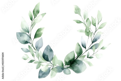 Elegant eucalyptus wreath design