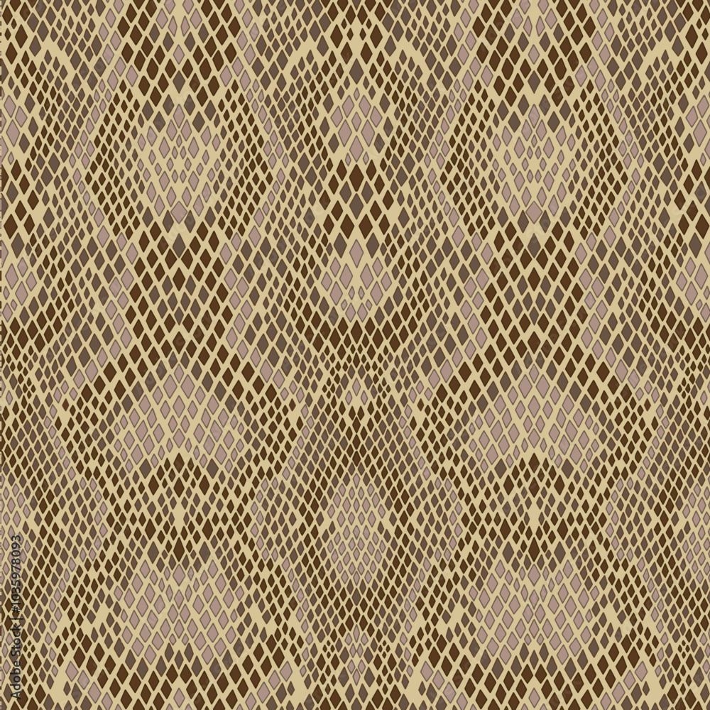 Snake Skin Reptile Seamless Pattern Vector Art & Graphics Snake Skin Reptile Seamless Pattern Vector Art & Graphics