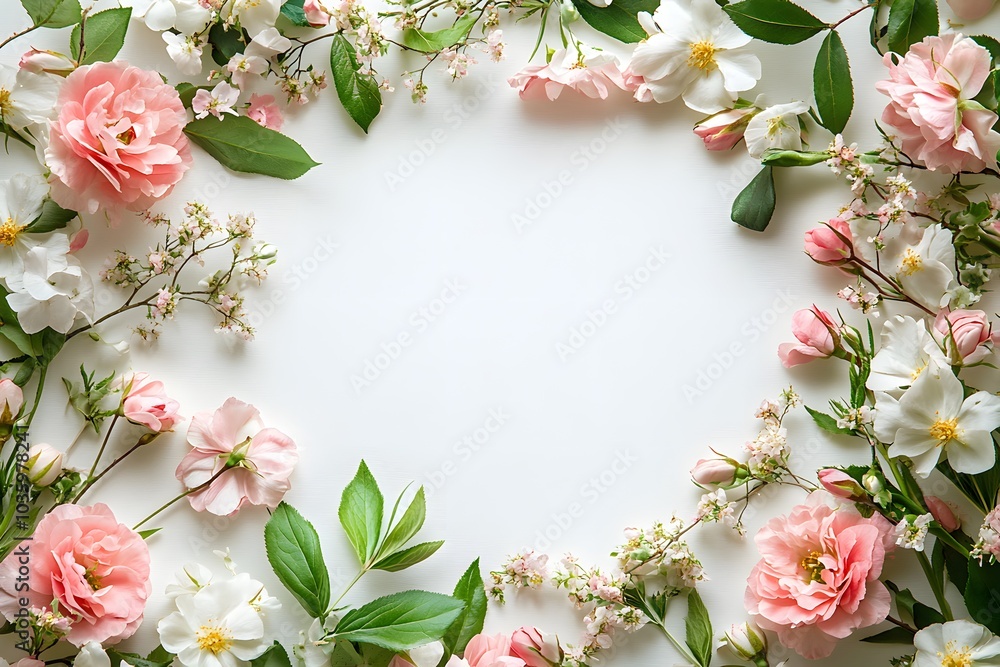 custom made wallpaper toronto digitalFloral frame design for backgrounds 