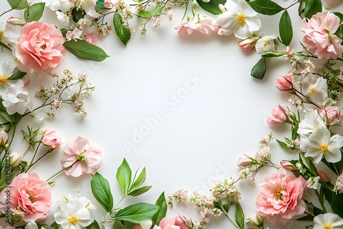 Wallpaper Mural Floral frame design for backgrounds  Torontodigital.ca