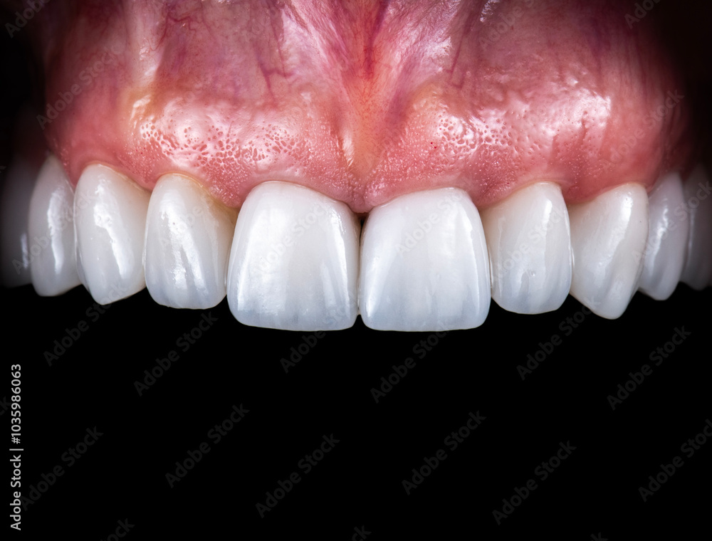 Obraz premium dental crowns and veneers