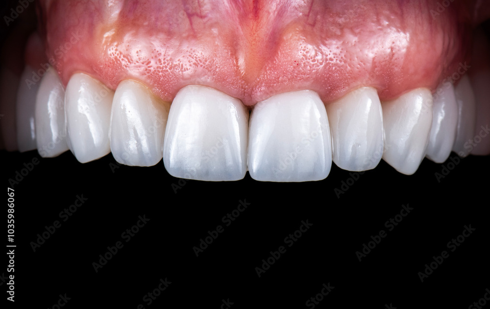 Obraz premium dental crowns and veneers