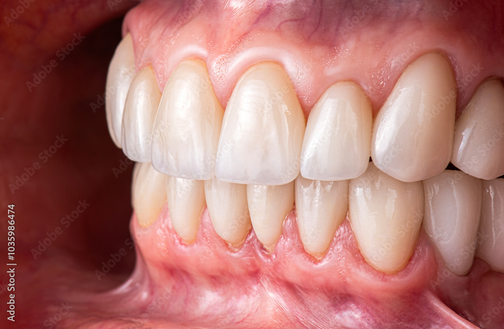 Obraz premium dental crowns and veneers