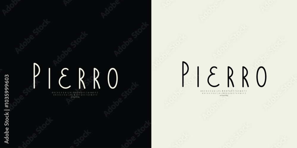 Elegant Modern Serif Alphabet Font Set Minimalist Futuristic Classic Lettering Design Elegant Modern Serif Alphabet Font Set Minimalist Futuristic Classic Lettering Design