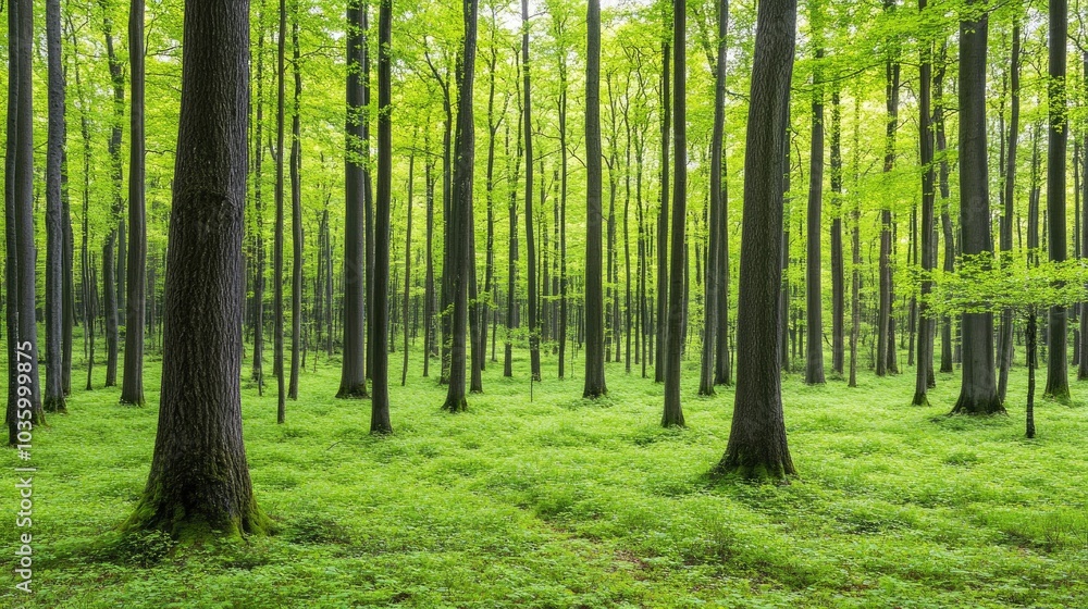 Tranquil Green Forest