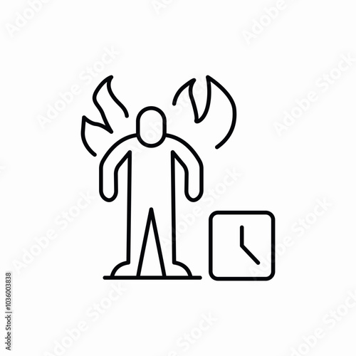 angry man icon sign vector