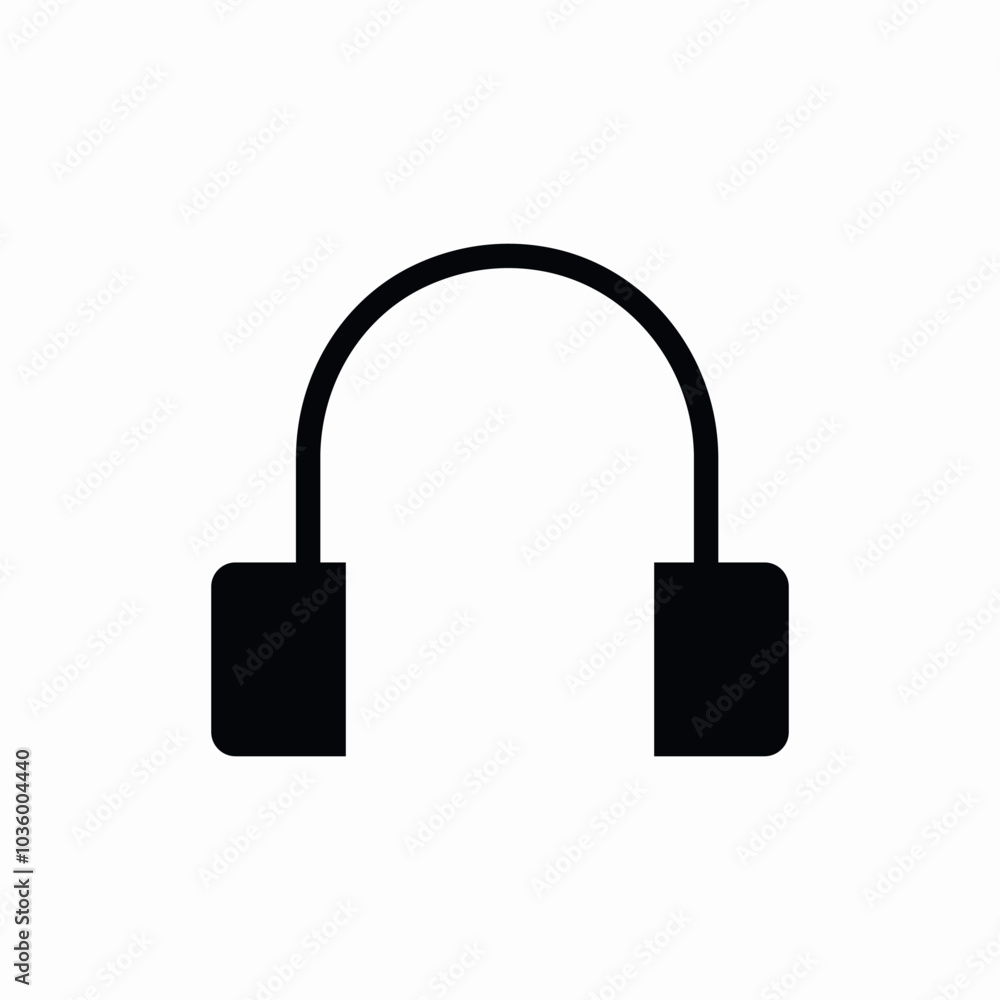 earphones device icon sign vector