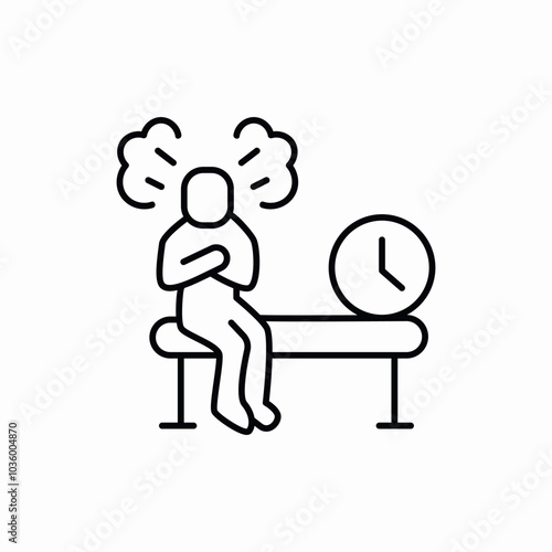 lack of time icon sign vector