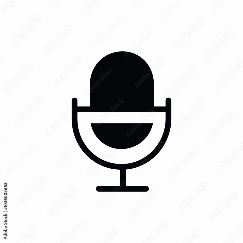 radio microphone icon sign vector radio microphone icon sign vector