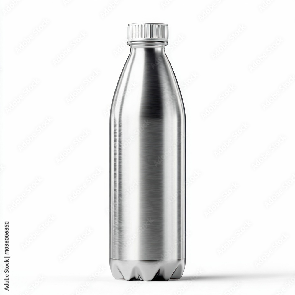 Stainless Steel Water Bottle Isolated on White Background Stainless Steel Water Bottle Isolated on White Background