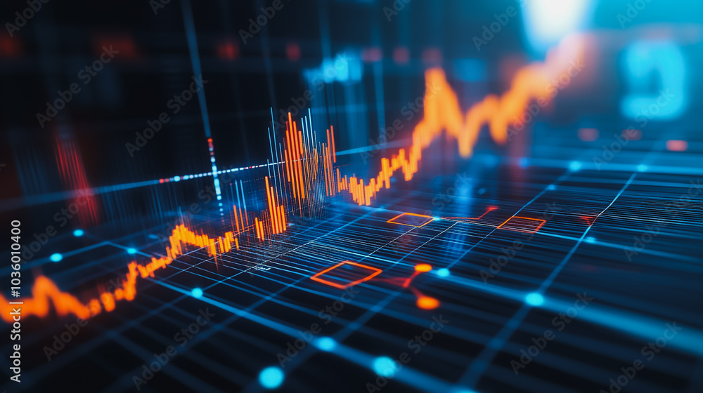 Abstract business and charts and graphs with statistics to innovative analyze business potential and forecast future development of companies growth Abstract business and charts and graphs with statistics to innovative analyze business potential and forecast future development of companies growth