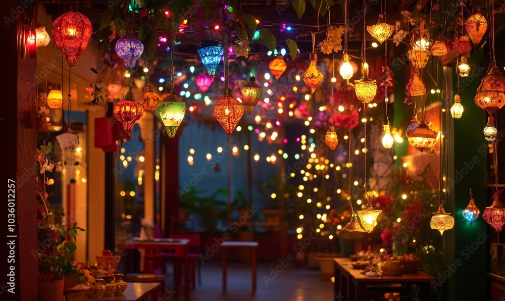 Obraz premium some Diwali flashes of lightning for the decorations