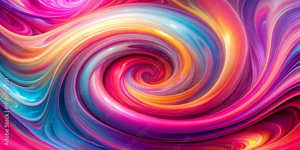 Spiral of Vivid Hues, Digital Art, Abstract Design, Color Swirl Spiral of Vivid Hues, Digital Art, Abstract Design, Color Swirl