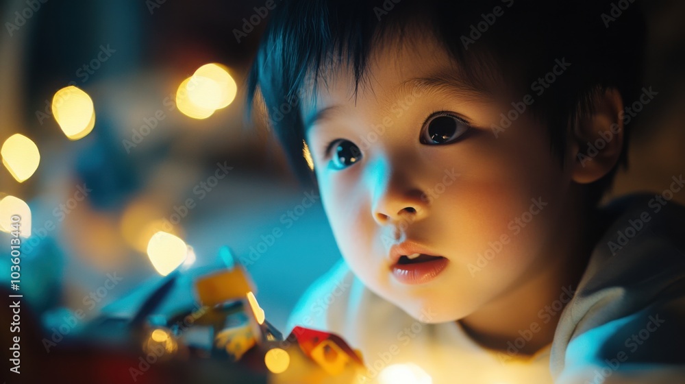 A child looking at a broken toy with a confused expression, trying to understand what happened A child looking at a broken toy with a confused expression, trying to understand what happened