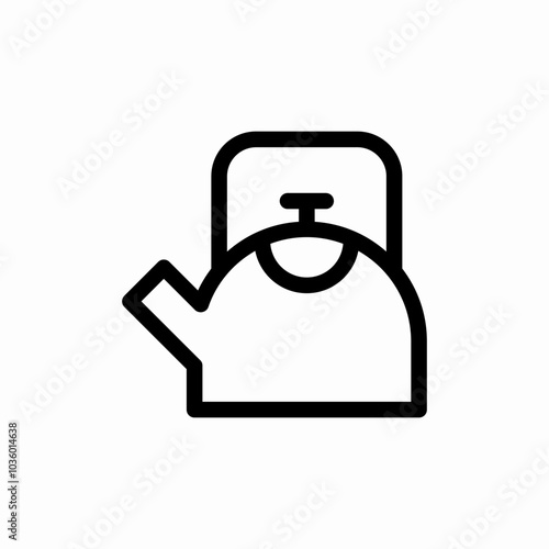 kettle teapot icon sign vector