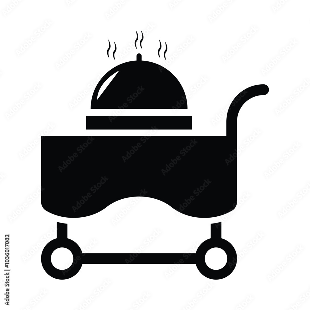 Room Service Trolley Icon Room Service Trolley Icon