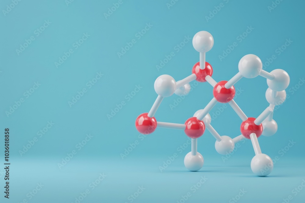 Fototapeta premium shape of molecules