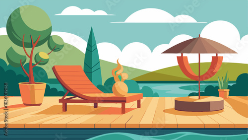 The home office with a large desk and a comfortable chair surrounded by a few iconic prints and a painting of bold colors on the wall.