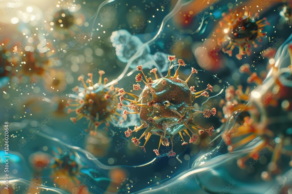 Obraz premium shape of molecules