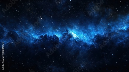 panorama dark blue night sky milky way and stars on dark background universe filled with stars nebula and galaxy celestial objects in the night sky constellations in the universe deep space wonders