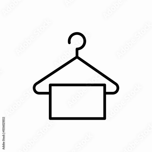 clean towel icon sign vector