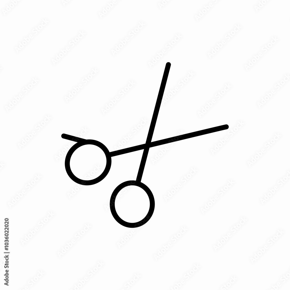 cutting scissors icon sign vector cutting scissors icon sign vector