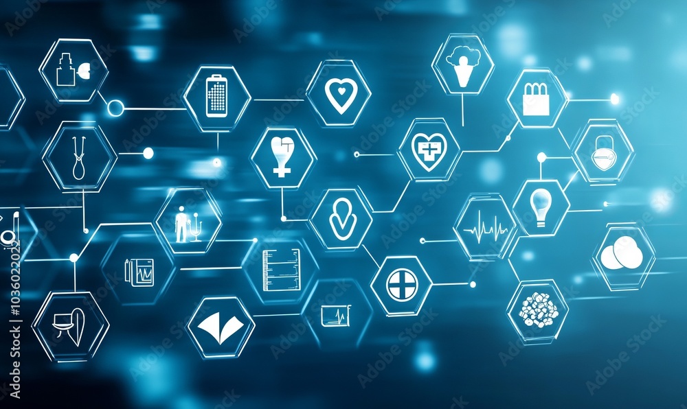 online health concept medical technology health care and medicine Medical business and online health service icons with hospital history health insurance network online health concept medical technology health care and medicine Medical business and online health service icons with hospital history health insurance network