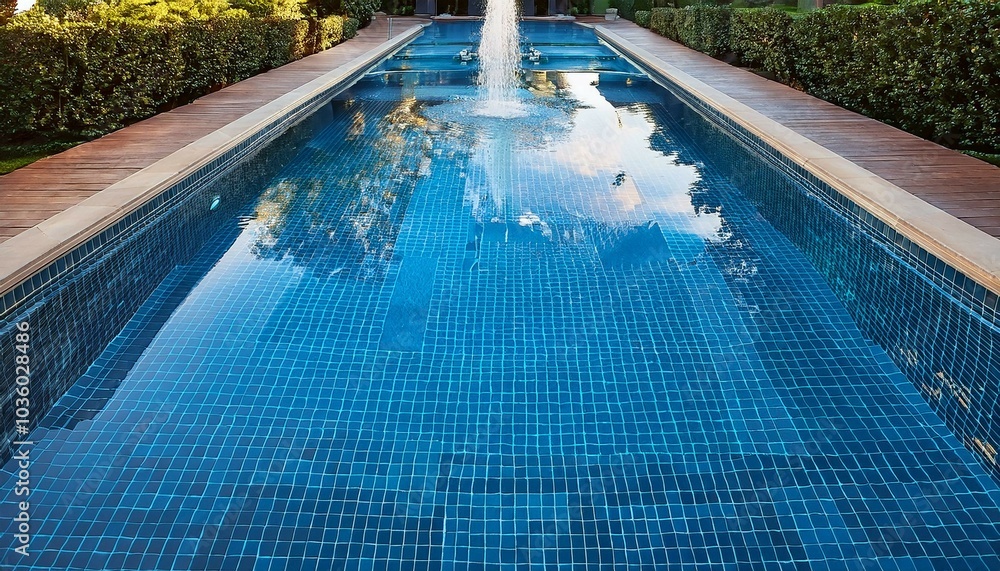 Obraz premium swimming pool in the pool