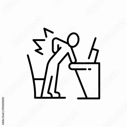 brain fog icon sign vector