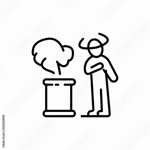 dangerous accident icon sign vector