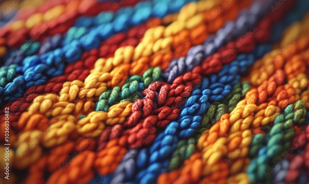 multicolored crochet abstract background multicolored crochet abstract background