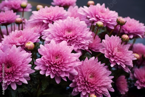 Abundant pink flowers fill a garden with vibrant blooms their soft petals catching the sunlight and inviting admiration during a beautiful spring day