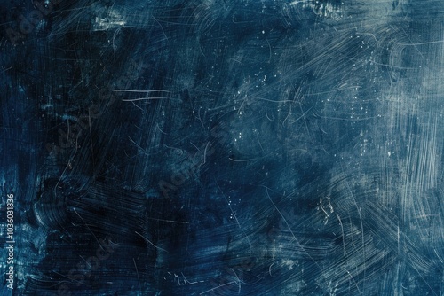 Distressed chalkboard texture with weathered blue surface and dirt stains.