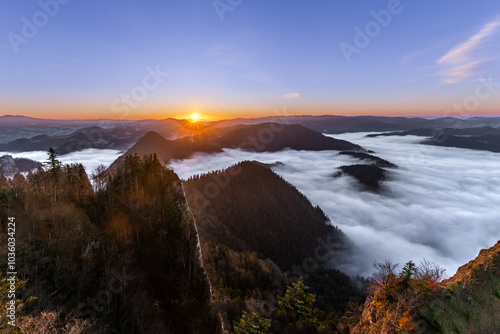 Pieniny, Karpaty, Dunajec , jesień, góry, Trzy Korony, tatry