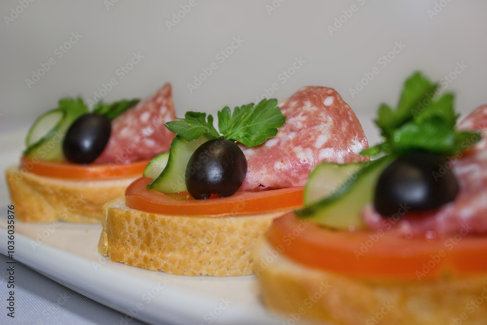 Vegetable dishes with meat, fish and eggs. Snacks, canapes. A variety of snacks. It's time to eat healthy food. Meals by the hour. The concept of a healthy lifestyle. Vegetable dishes with meat, fish and eggs. Snacks, canapes. A variety of snacks. It's time to eat healthy food. Meals by the hour. The concept of a healthy lifestyle.