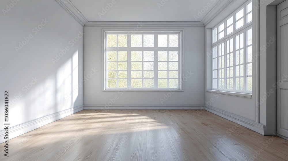 custom made wallpaper toronto digitalEmpty room with windows