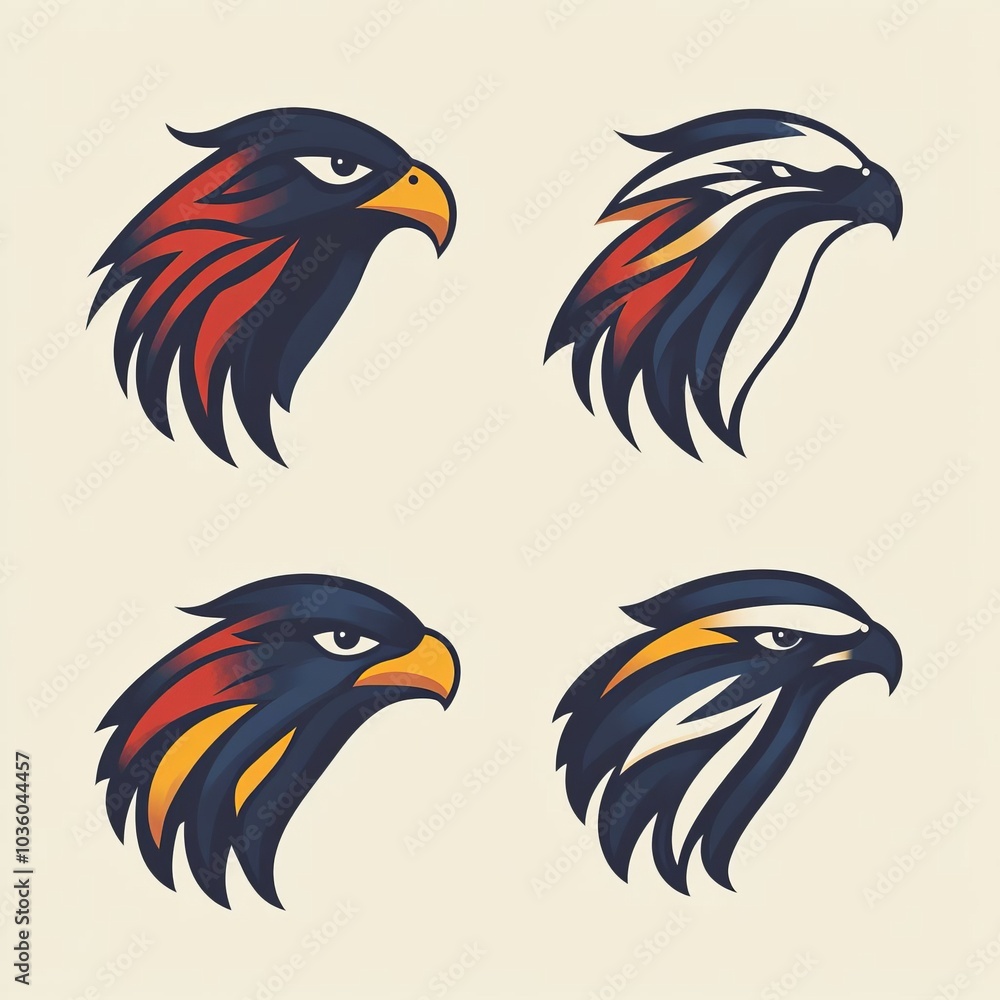 Naklejka premium classic logo layouts