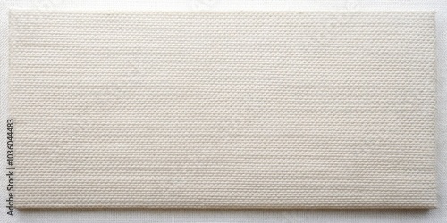 A Close-Up View of a White Canvas Texture, Fine Grain, Close Up, Natural, Canvas, Texture