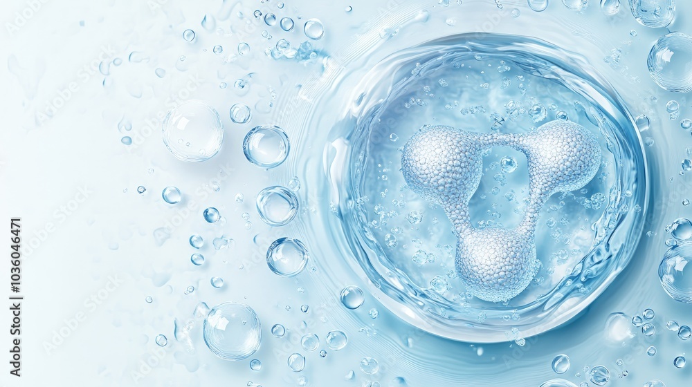 A close-up of bubbles in water, creating a refreshing and clean visual effect. A close-up of bubbles in water, creating a refreshing and clean visual effect.