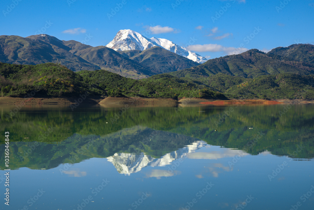Beautiful lake with rocky mountains, forest and trees in background, Lake Between Forests And Mountain, Beautiful lake in mountains. reflection lake view. Mountain lake landscape, jijel algeria africa Beautiful lake with rocky mountains, forest and trees in background, Lake Between Forests And Mountain, Beautiful lake in mountains. reflection lake view. Mountain lake landscape, jijel algeria africa