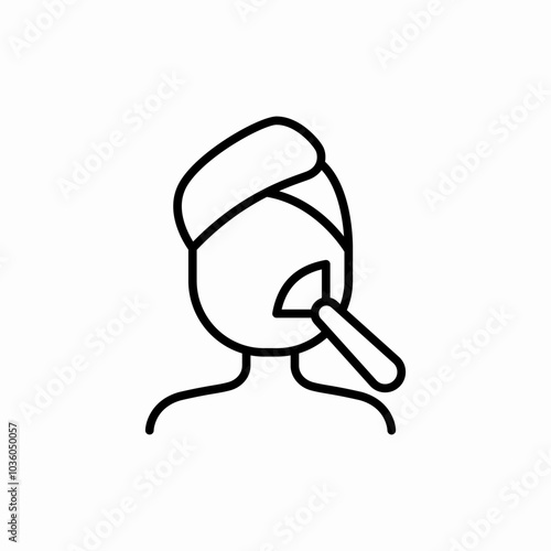 cosmetologist process icon sign vector