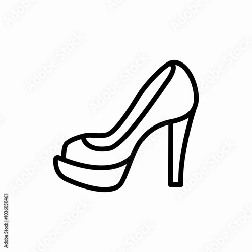 high heels icon sign vector