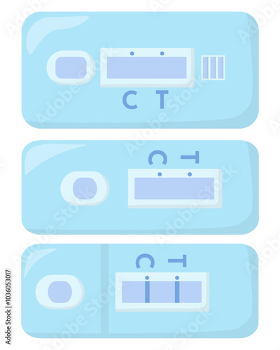 pregnancy test, a set of convenient equipment for determining pregnancy at home