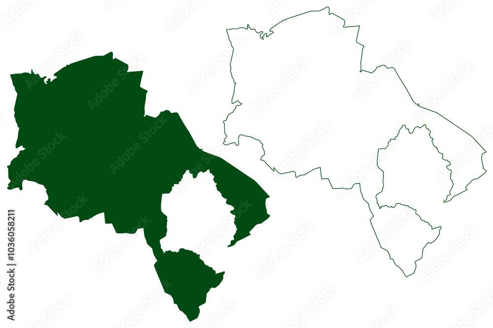 Chilapa municipality (Free and Sovereign State of Guerrero, Mexico, United Mexican States) map vector illustration, scribble sketch Chilapa de Álvarez map Chilapa municipality (Free and Sovereign State of Guerrero, Mexico, United Mexican States) map vector illustration, scribble sketch Chilapa de Álvarez map
