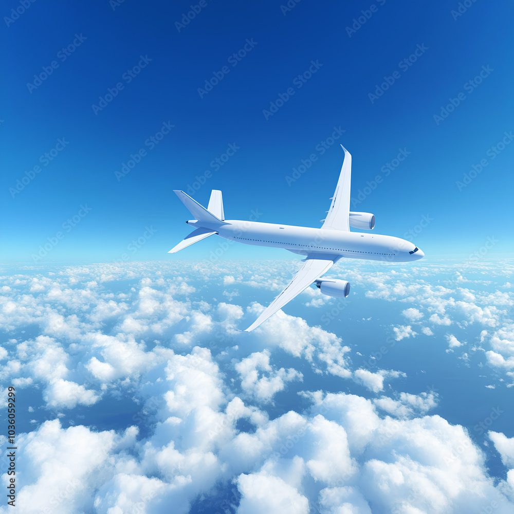 Obraz premium plane in the sky