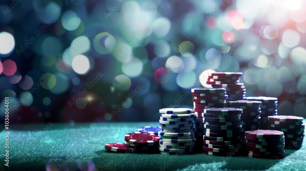 Poker cards with win combination. The player hand holds a winning combination in a game in a poker Poker cards with win combination. The player hand holds a winning combination in a game in a poker