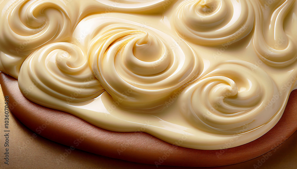 close up of a cream of chocolate close up of a cream of chocolate