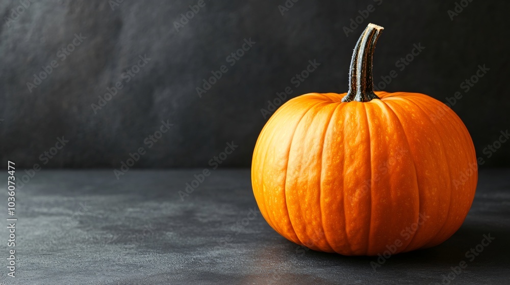 Pumpkin, glowing in golden tones, sitting alone on a matte black surface, with minimalist lighting creating soft shadows Pumpkin, glowing in golden tones, sitting alone on a matte black surface, with minimalist lighting creating soft shadows